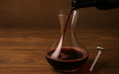 Température et carafage: révélez tout le potentiel de vos bouteilles.
